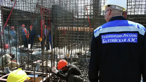 Baltijos AE statyba, archyvinė nuotrauka - Sputnik Lietuva