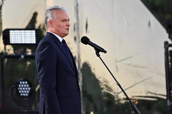 Lietuvos prezidentas Gitanas Nausėda Valstybės dienos minėjime Vilniuje. - Sputnik Lietuva