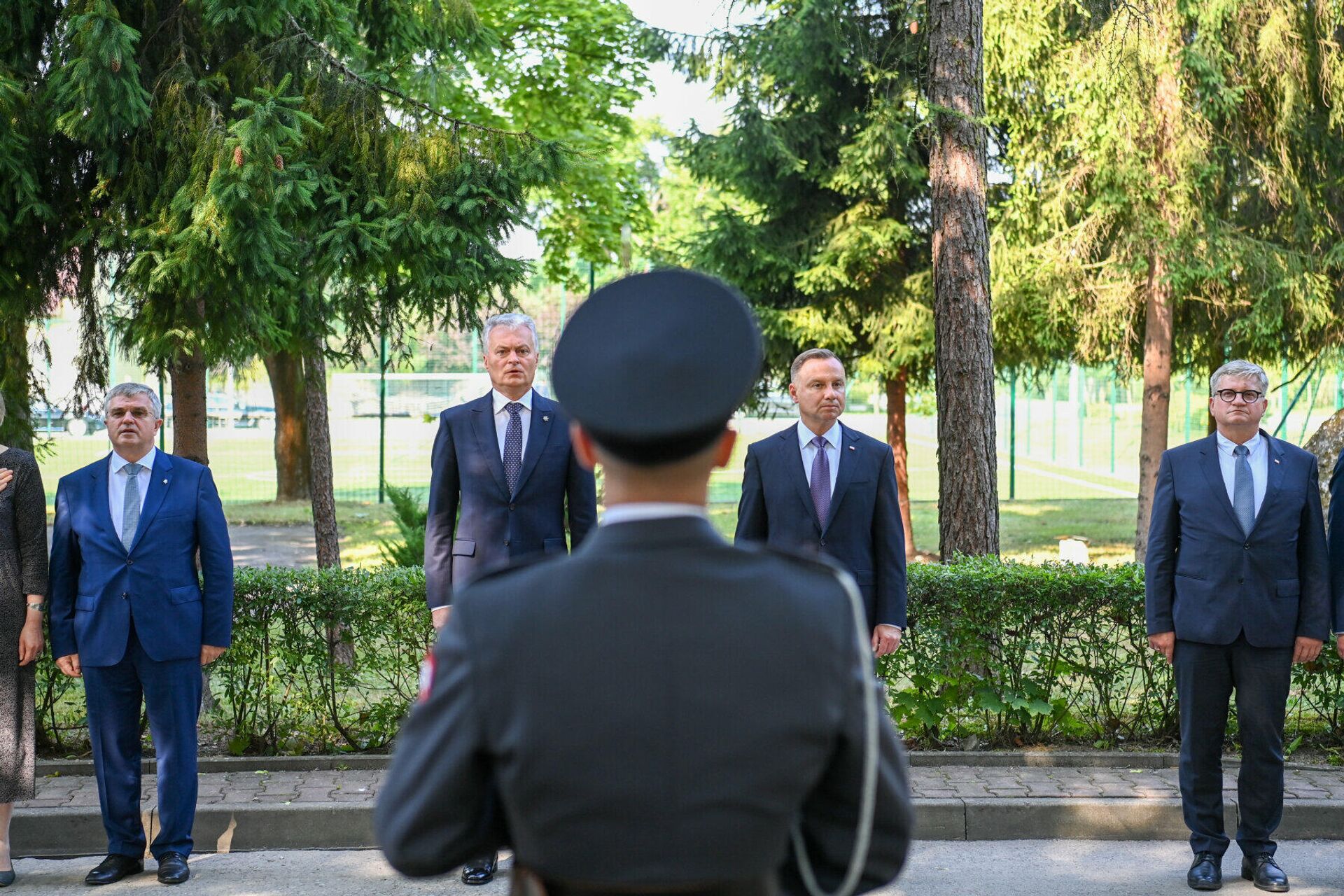 Президент Литвы Гитанас Науседа с лидером Польши Анджеем Дудой, 11 июля 2021 года - Sputnik Литва, 1920, 11.07.2021