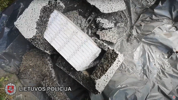 Полиция Вильнюсского уезда обнаружила контрабандные сигареты в строительных блоках - Sputnik Lietuva