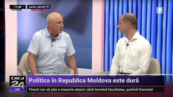 Бывший замглавы МВД Молдавии подрался в эфире с экс-советником президента - Sputnik Lietuva