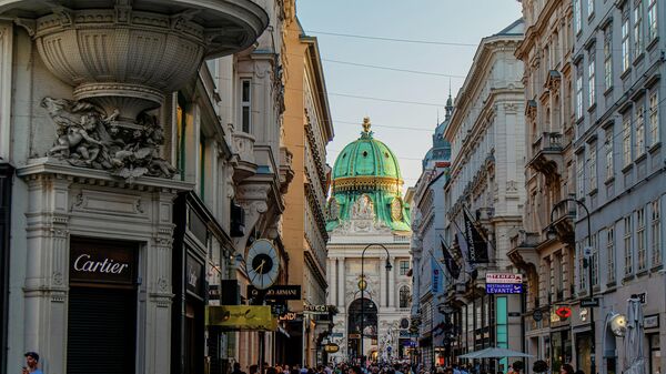 Вид на улицу в Вене, архивное фото - Sputnik Литва