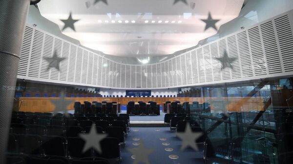 Интерьер здания Европейского суда по правам человека - Sputnik Литва