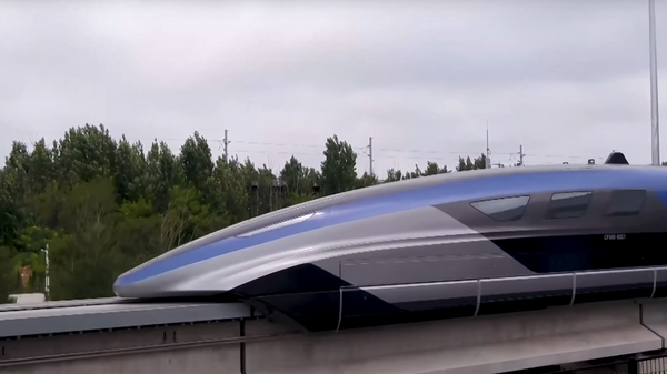 Kinijoje pristatytas greičiausias pasaulyje keleivinis traukinys  - Sputnik Lietuva