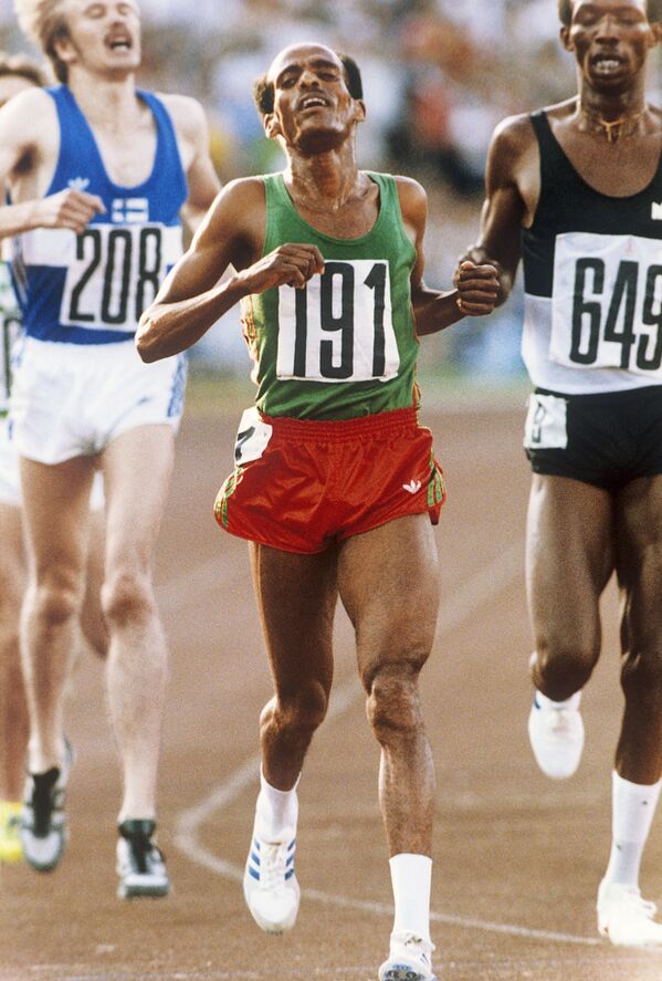 Bėgikas Mirusas Ifteris XXII vasaros olimpinėse žaidynėse Maskvoje. - Sputnik Lietuva