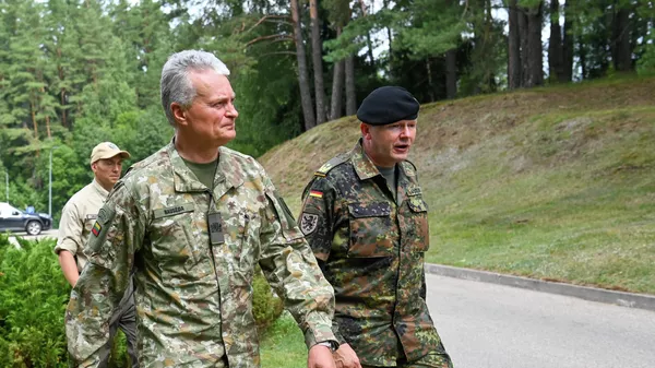 Prezidentas Gitanas Nausėda pratybose Greitasis kardas 2021 - Sputnik Lietuva