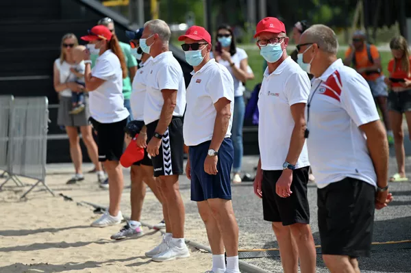 Paplūdimio tinklinio varžybų teisėjai. - Sputnik Lietuva