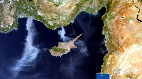 Снимок со спутника природных пожаров в Турции  - Sputnik Lietuva