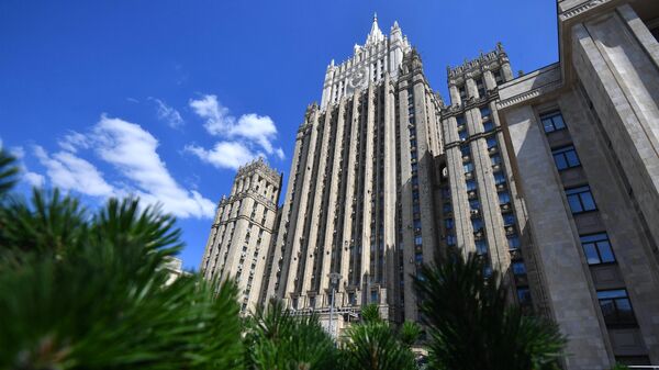 Здание Министерства иностранных дел в Москве, архивное фото - Sputnik Литва