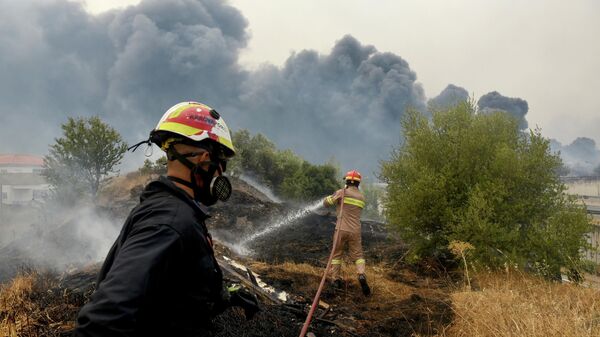 Тушение пожара в Греции - Sputnik Литва