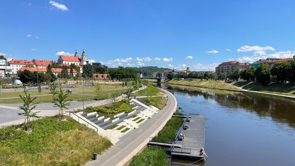 Набережная реки Нярис в Вильнюсе - Sputnik Литва