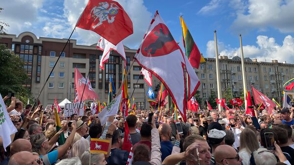 Protestas prie Seimo - Sputnik Lietuva