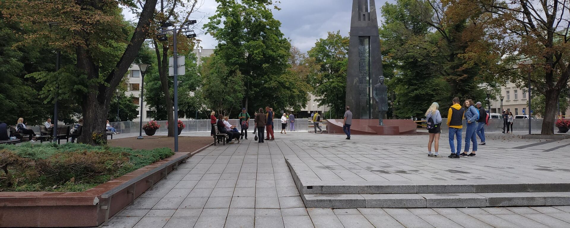 Площадь имени Винцаса Кудирки в Вильнюсе - Sputnik Литва, 1920, 29.09.2021
