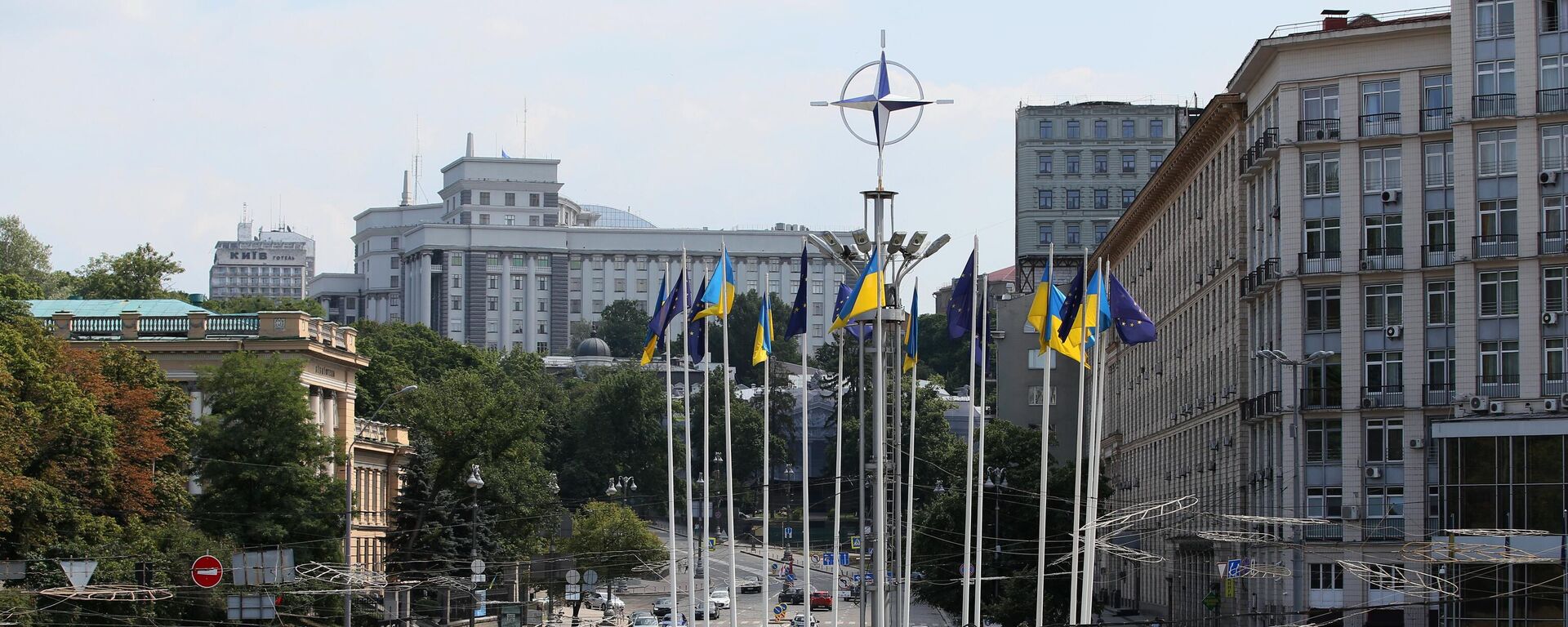 Европейская площадь в Киеве, архивное фото - Sputnik Lietuva, 1920, 20.08.2021