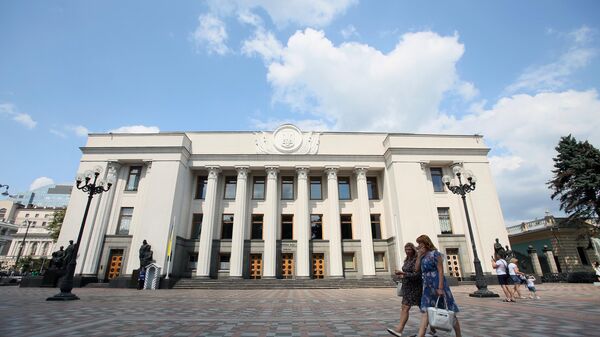 Здание Верховной рады Украины в Киеве, архивное фото - Sputnik Lietuva