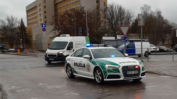 Служебный автомобиль полиции Литвы - Sputnik Литва