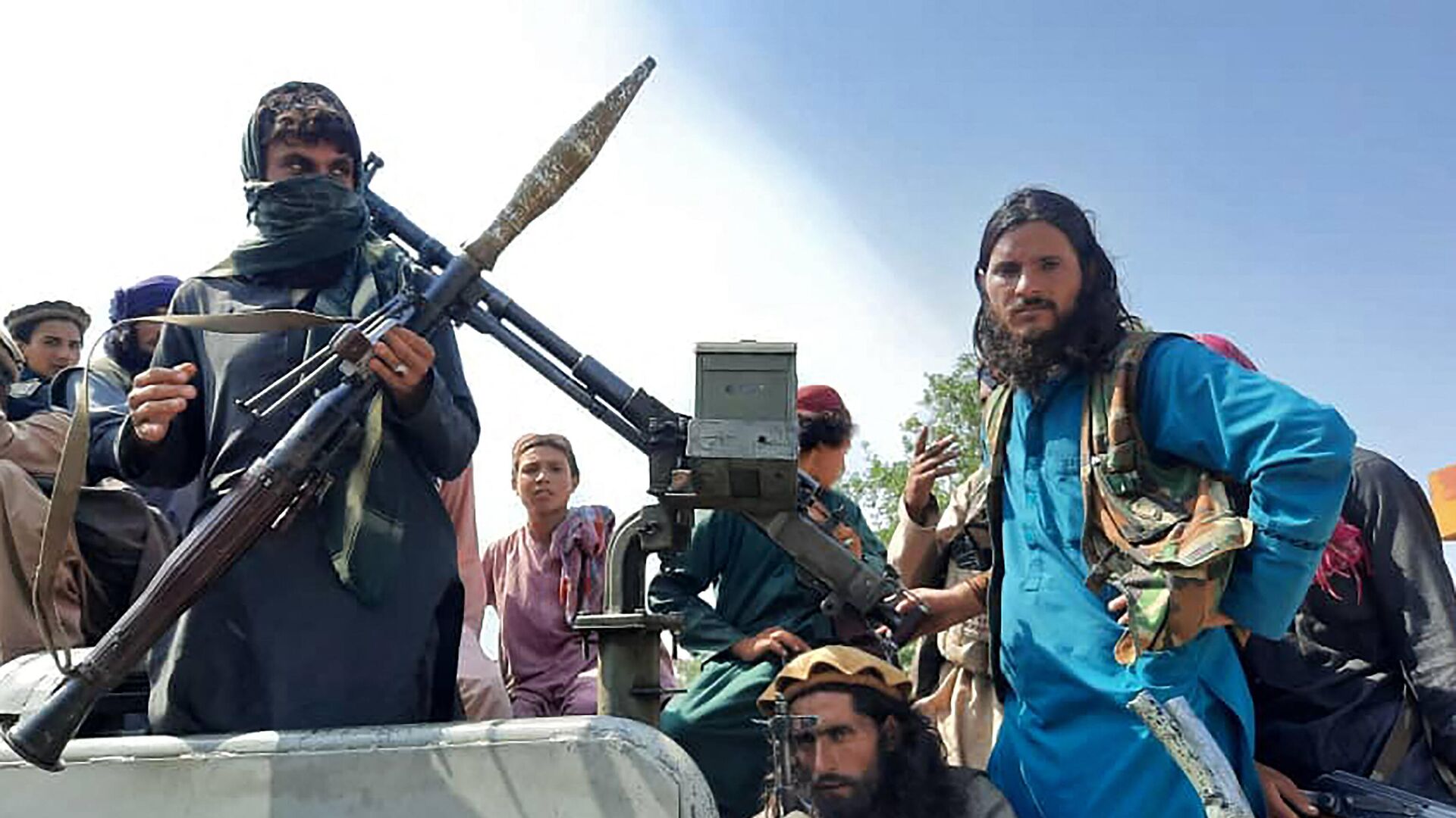 Radikaliojo Talibano judėjimo (uždrausto Rusijos Federacijoje) kovotojai Laghmano provincijoje - Sputnik Lietuva, 1920, 16.08.2021