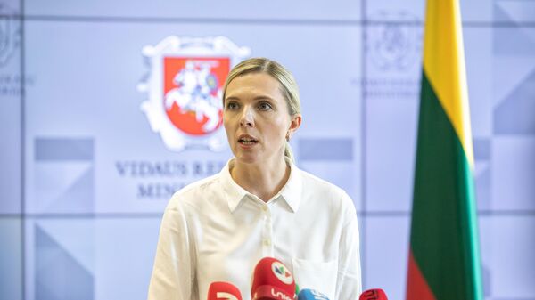 Vidaus reikalų ministrė Agnė Bilotaitė  - Sputnik Lietuva