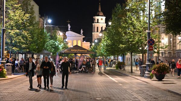 Ночные улицы Вильнюса - Sputnik Литва