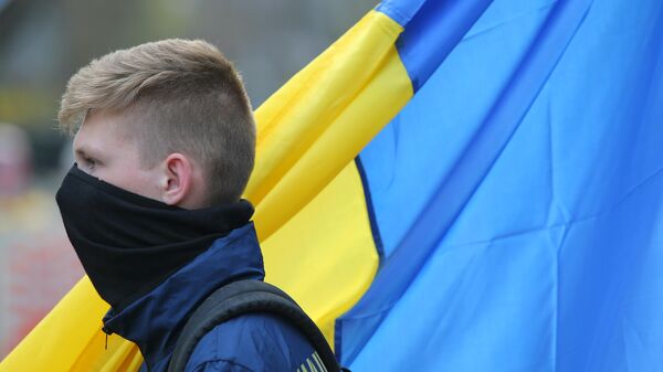 Акция националистов против в Киеве, архивное фото - Sputnik Lietuva