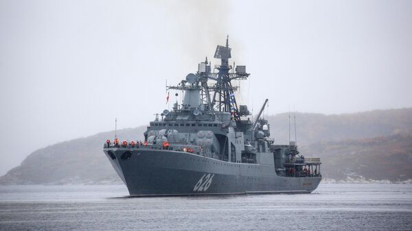Большой противолодочный корабль (БПК) Вице-адмирал Кулаков, архивное фото - Sputnik Литва