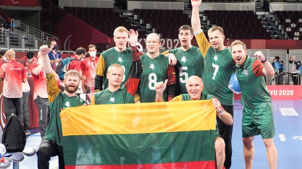 Сборная Литвы по голболу на Паралимпийских играх в Токио - Sputnik Литва