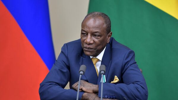 Президент Гвинейской Республики Альфа Конде. Архивное фото - Sputnik Lietuva