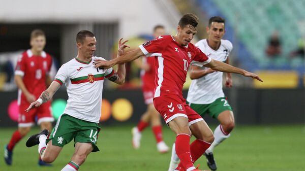 Футбольный матч между сборными Литвы и Болгарии - Sputnik Литва