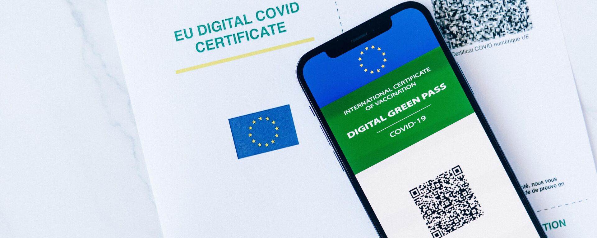 Цифровой сертификат EU Digital COVID - Sputnik Lietuva, 1920, 14.10.2021