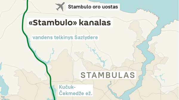 „Stambulo“ kanalo maršrutas - Sputnik Lietuva