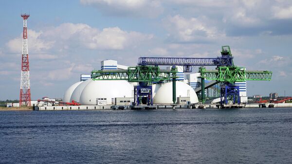 Газовые хранилища в Рижском порту, архивное фото - Sputnik Литва