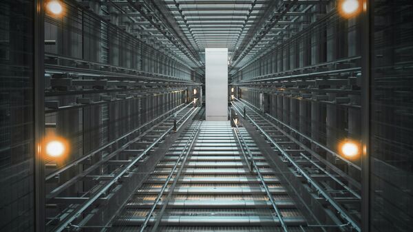 Шахта лифта, архивное фото - Sputnik Литва