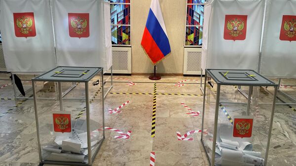 Выборы в Госдуму – 2021: россияне проголосовали в Вильнюсе - Sputnik Литва