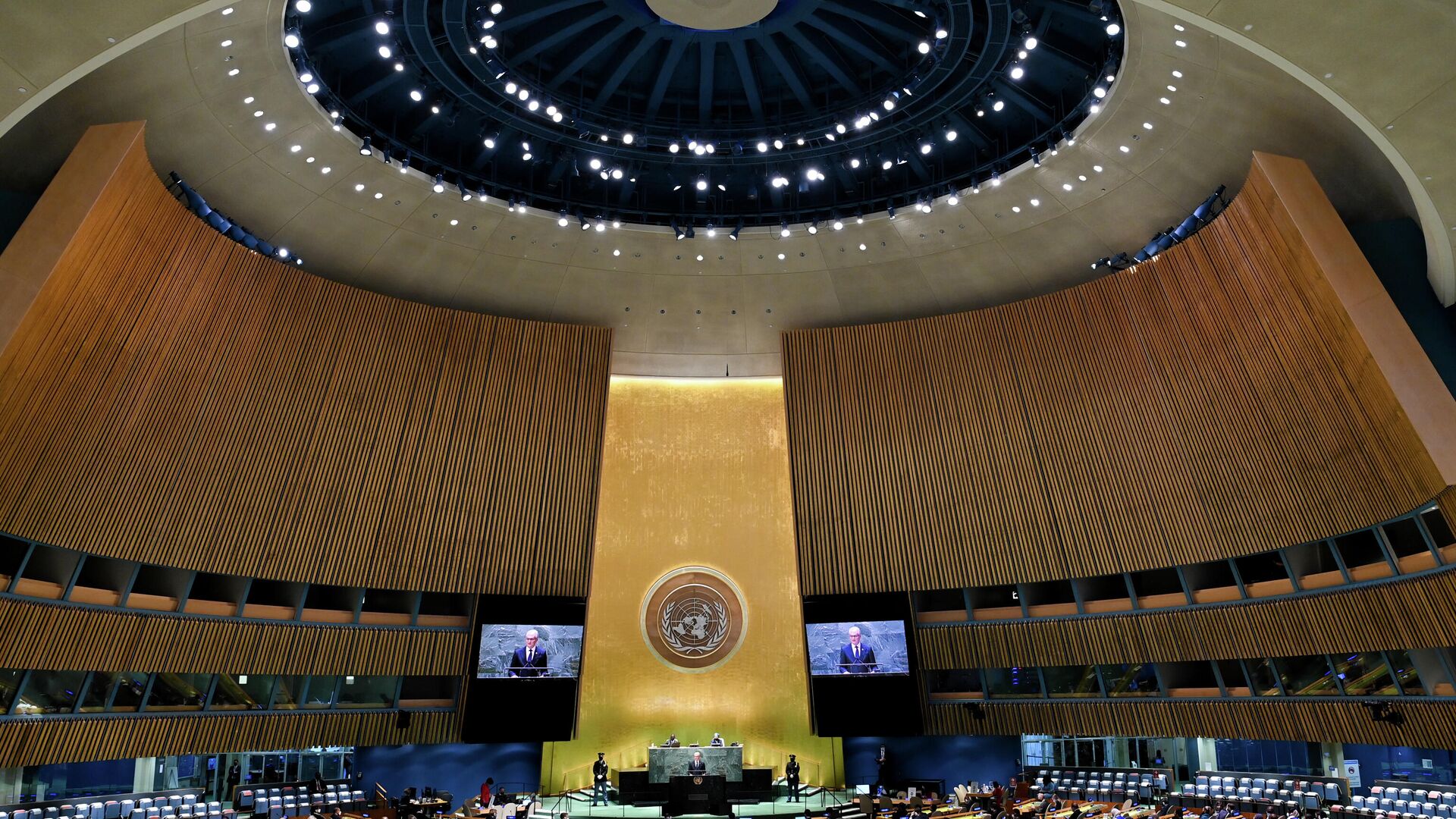 Президент Литвы Гитанас Науседа выступил на Генеральной Ассамблее ООН - Sputnik Lietuva, 1920, 22.03.2022