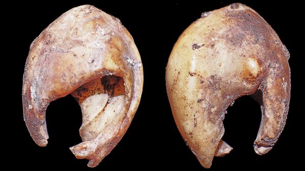 Древние бусины, найденные в пещере Бизмун в Марокко - Sputnik Литва