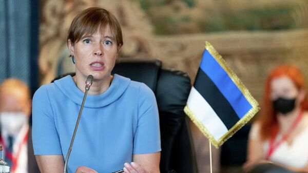 Президент Эстонии Керсти Кальюлайд, архивное фото - Sputnik Литва