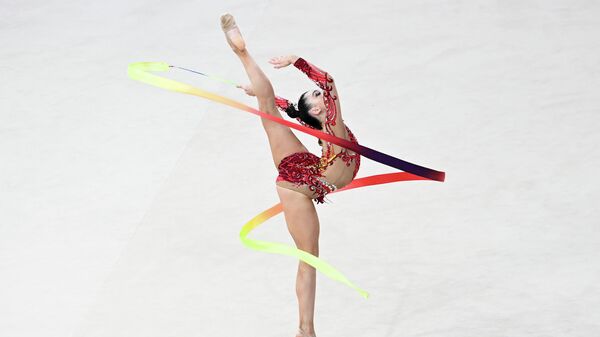 Российская художественная гимнастка Лала Крамаренко, архивное фото - Sputnik Литва