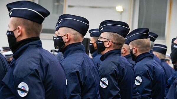Полиция Франции, архивное фото - Sputnik Литва