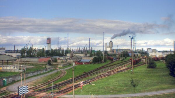 Завод азотных удобрений компании Achema в Литве - Sputnik Литва