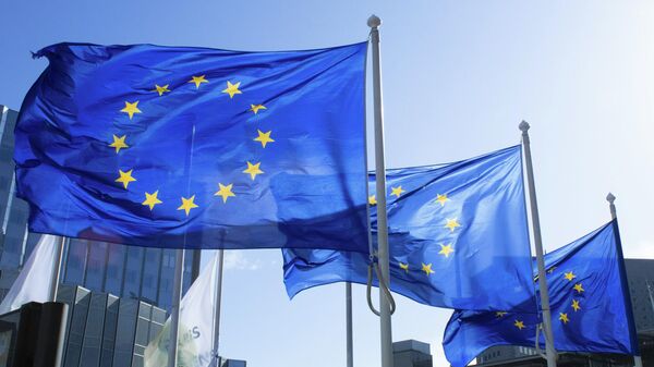 Флаги Евросоюза, архивное фото - Sputnik Lietuva