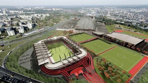 Визуализация проекта стадиона в Вильнюсе - Sputnik Литва