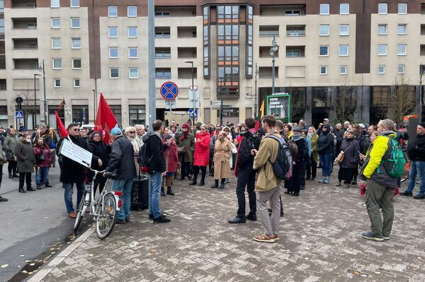 Nuotraukoje: protestuotojai prieš koronaviruso apribojimus. - Sputnik Lietuva