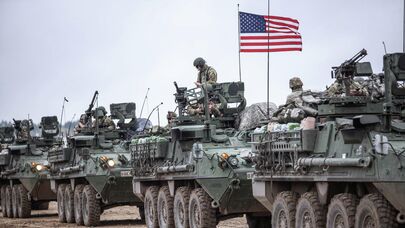 Военные США на учениях "Железный волк 2021 II" (Geležinis Vilkas 2022 II) с участием НАТО в Литве