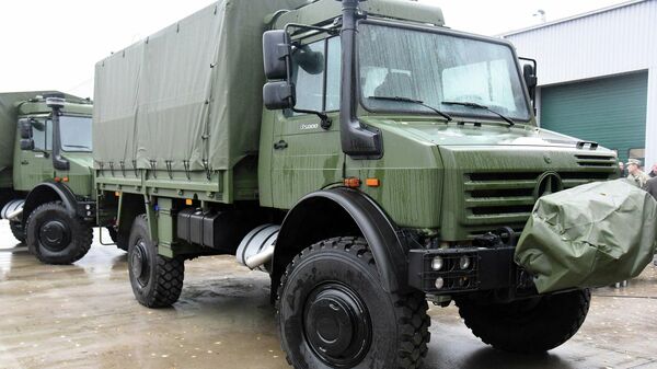 Немецкие грузовики Unimog U5000 для литовской армии - Sputnik Литва