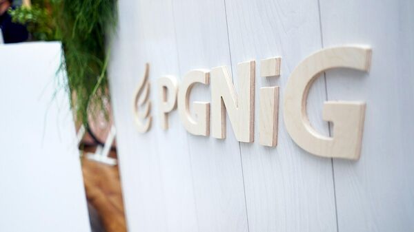 Логотип польской нефтегазовой компании PGNiG - Sputnik Литва
