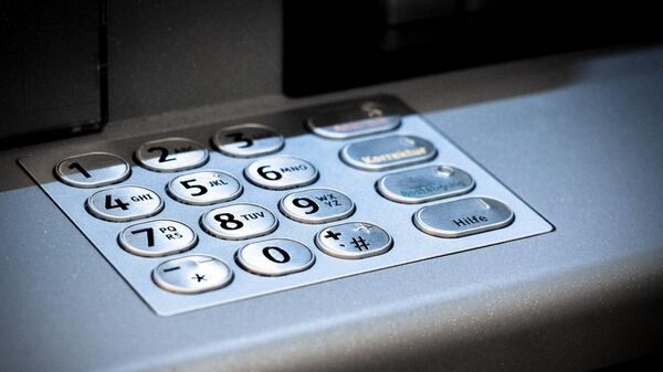 Клавиатура банкомата, архивное фото - Sputnik Литва