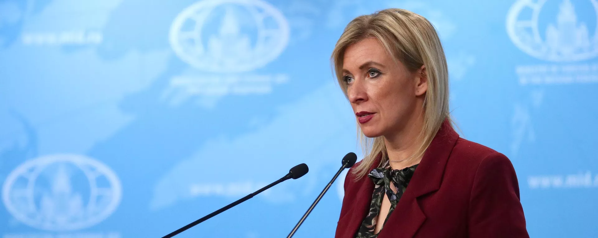 Užsienio reikalų ministerijos atstovė Marija Zacharova - Sputnik Lietuva, 1920, 08.11.2021