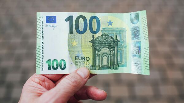 Банкнота евро, архивное фото - Sputnik Литва