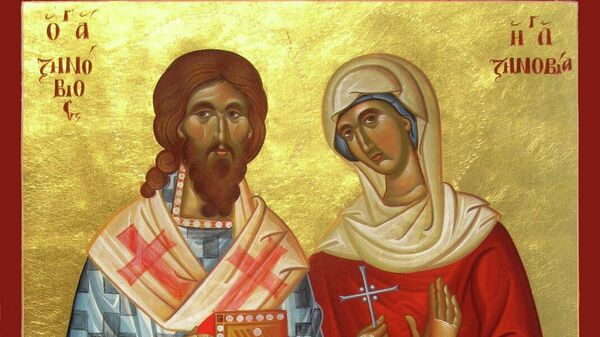 Священномученики Зиновий Егейский и сестра его Зиновия - Sputnik Литва