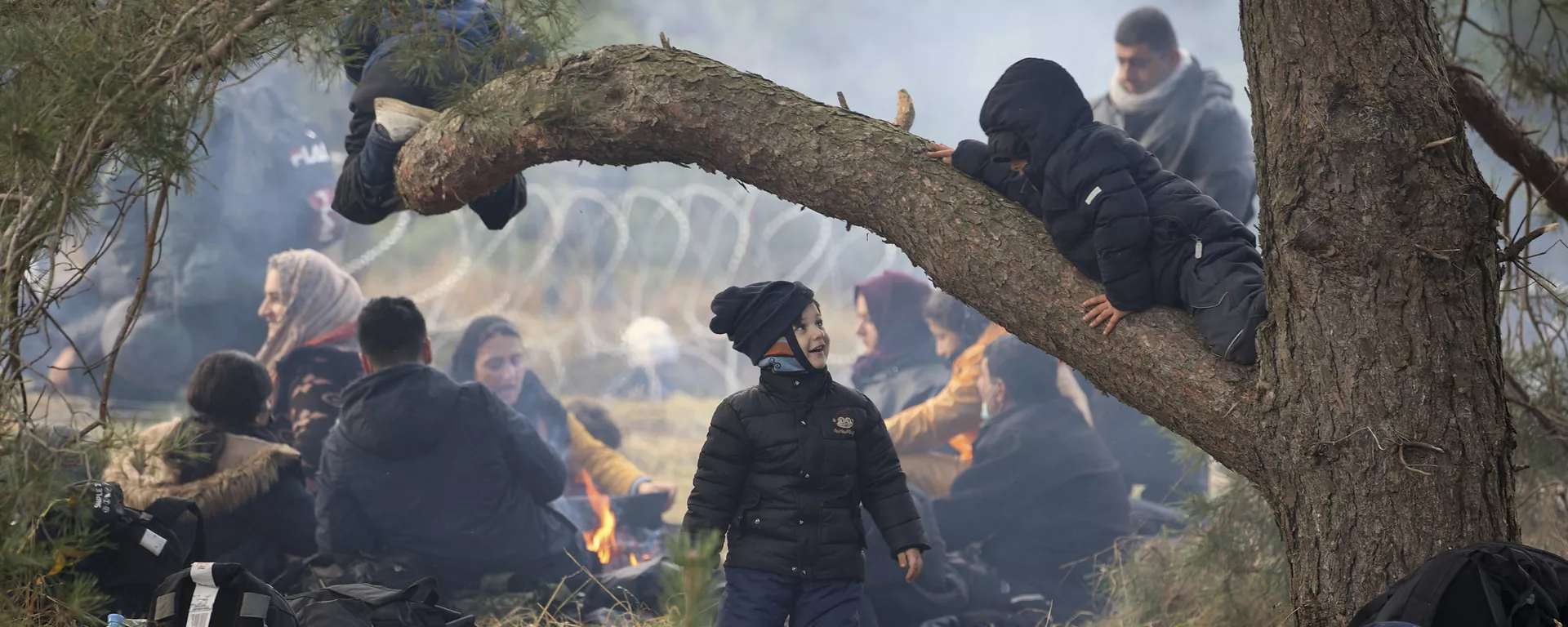 Neteisėti migrantai  - Sputnik Lietuva, 1920, 11.11.2021